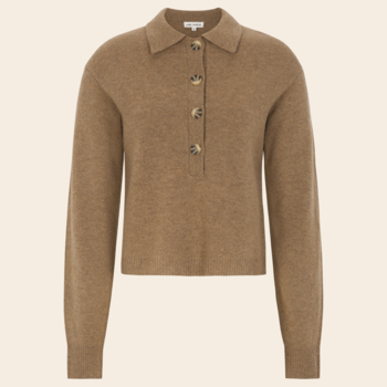 Esmé Studios polo 'Jutta' - merinowool