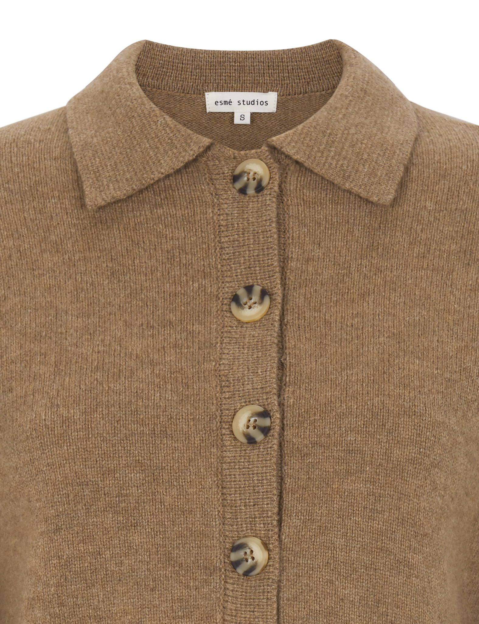 Esmé Studios polo 'Jutta' - merinowool