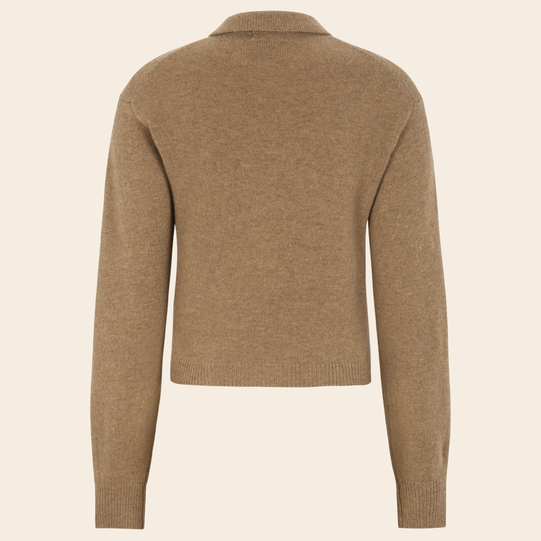 Esmé Studios polo 'Jutta' - merinowool