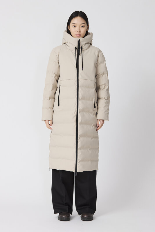 Tantä winterjas 'Snestorm' - stone grey