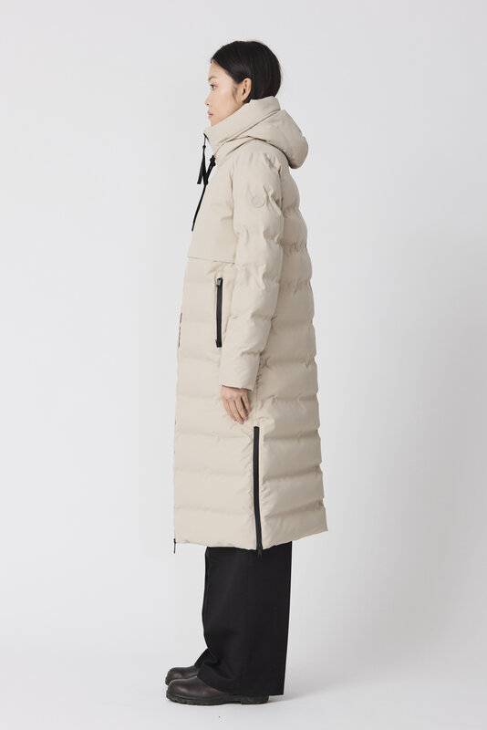 Tantä winterjas 'Snestorm' - stone grey