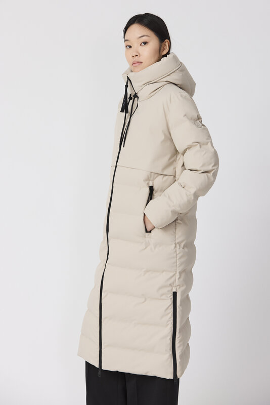 Tantä winterjas 'Snestorm' - stone grey