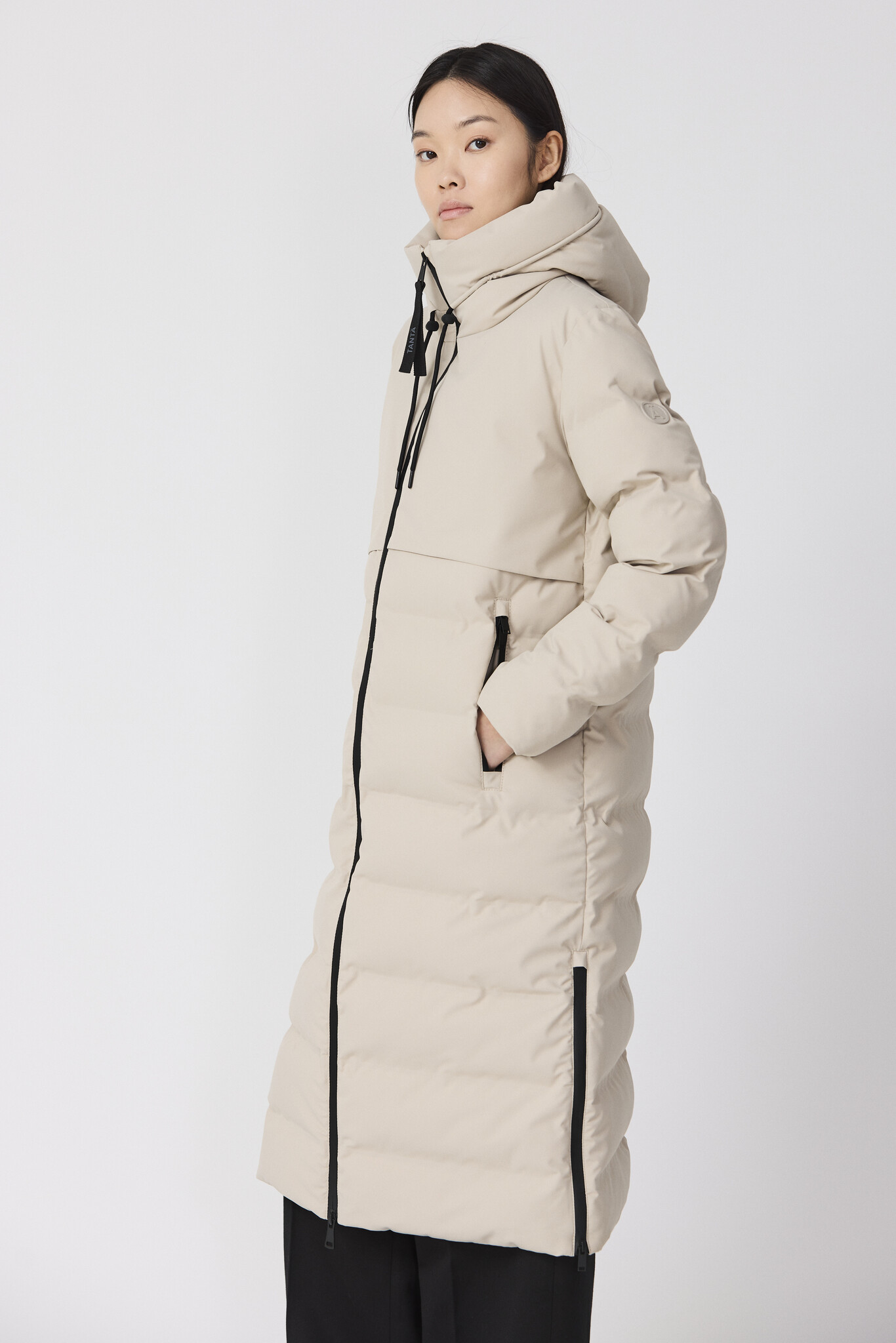 Tantä coat 'Snestorm' - elmwood