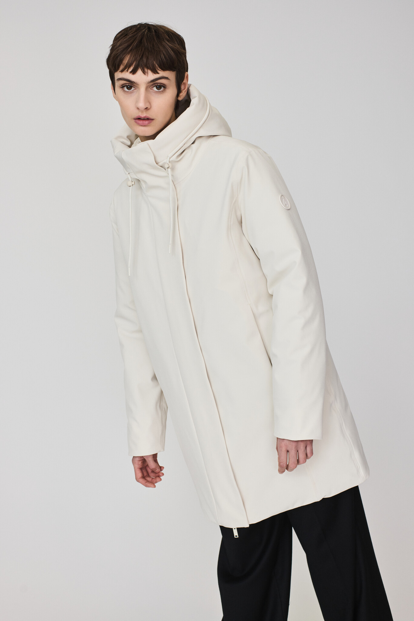 Tantä coat 'Sturm' - whitecap grey