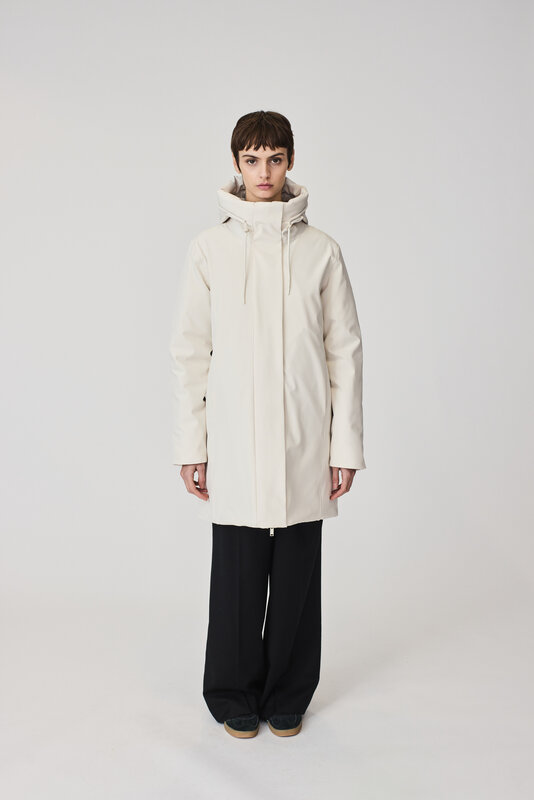 Tantä coat 'Sturm' - whitecap grey