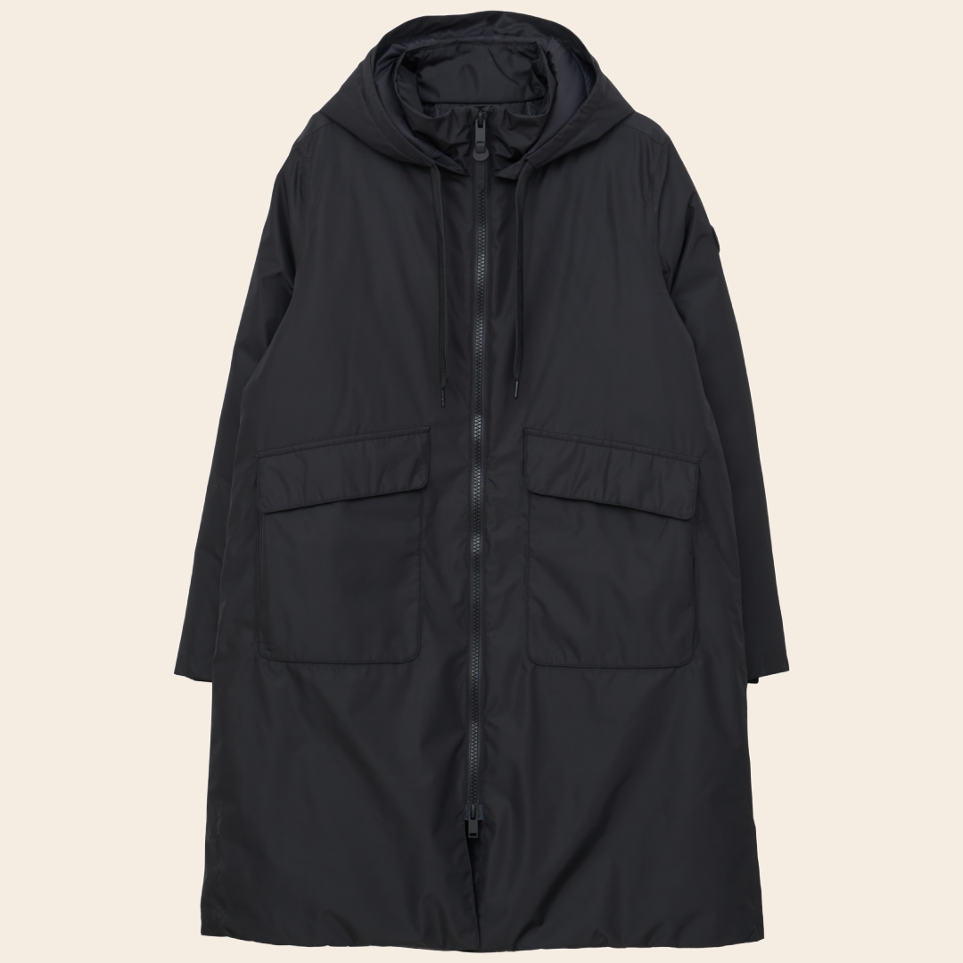 Tantä coat 'Ekaitza' - zwart