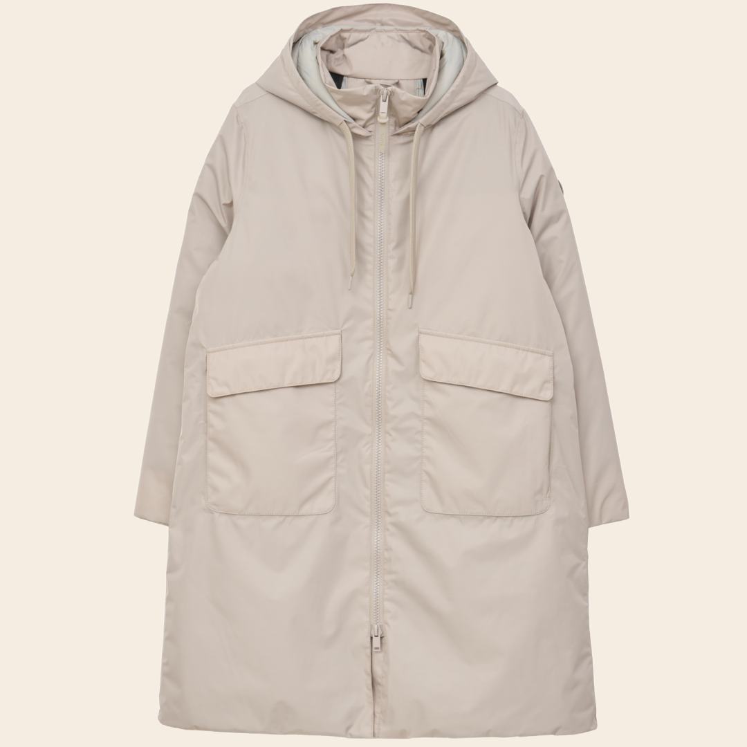 Tantä coat 'Ekaitza' - stone grey