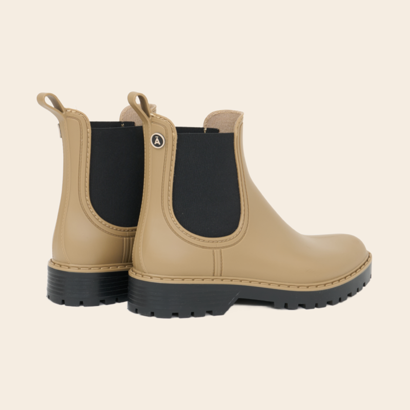 Tantä rain boots 'Druppel' - elmwood