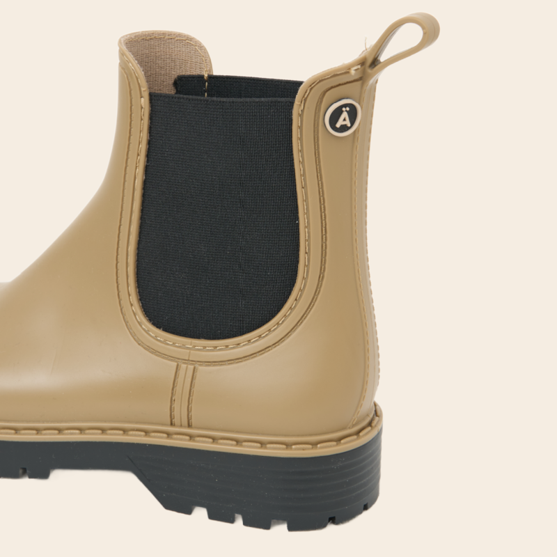 Tantä rain boots 'Druppel' - elmwood
