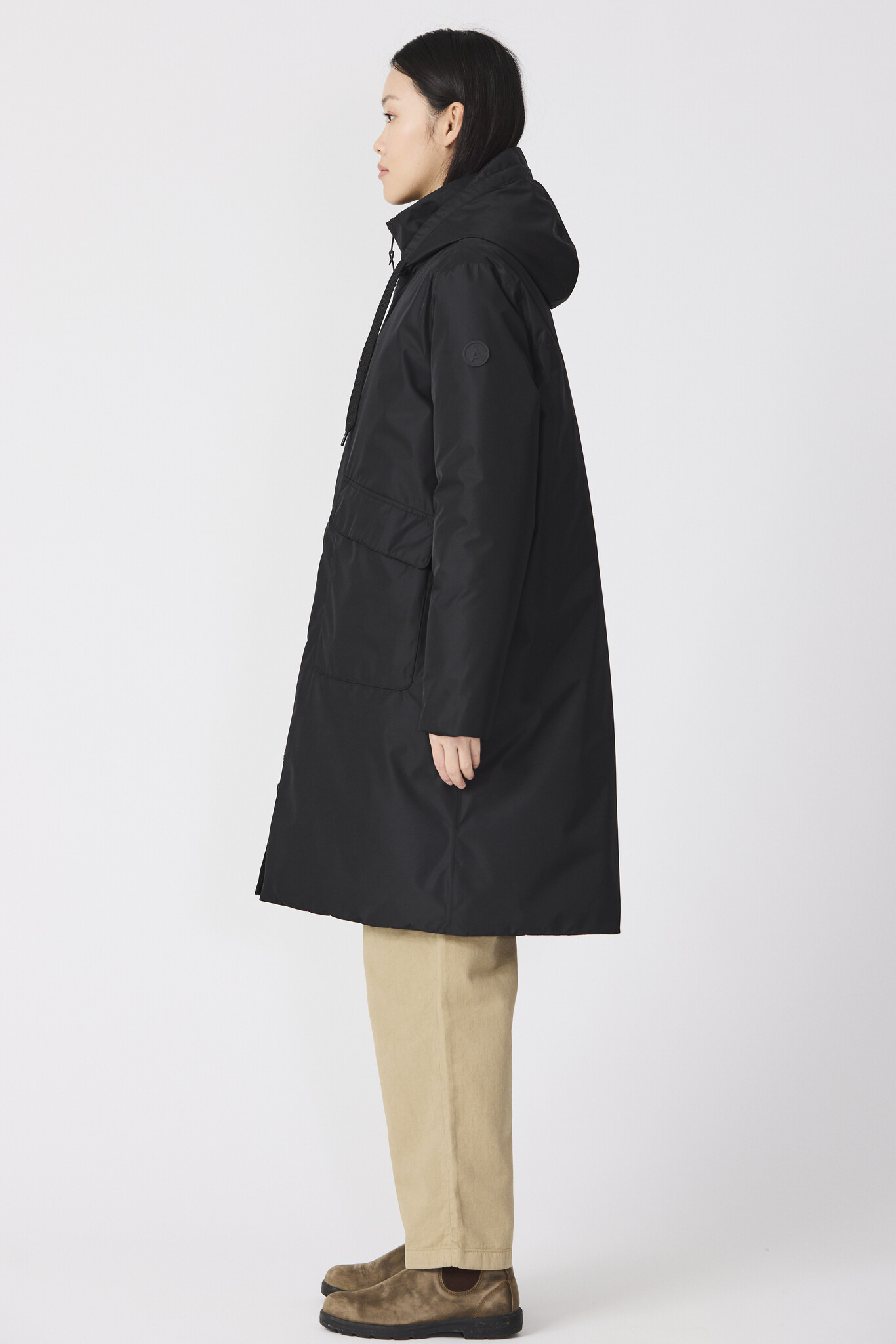 Tantä coat 'Ekaitza' - zwart