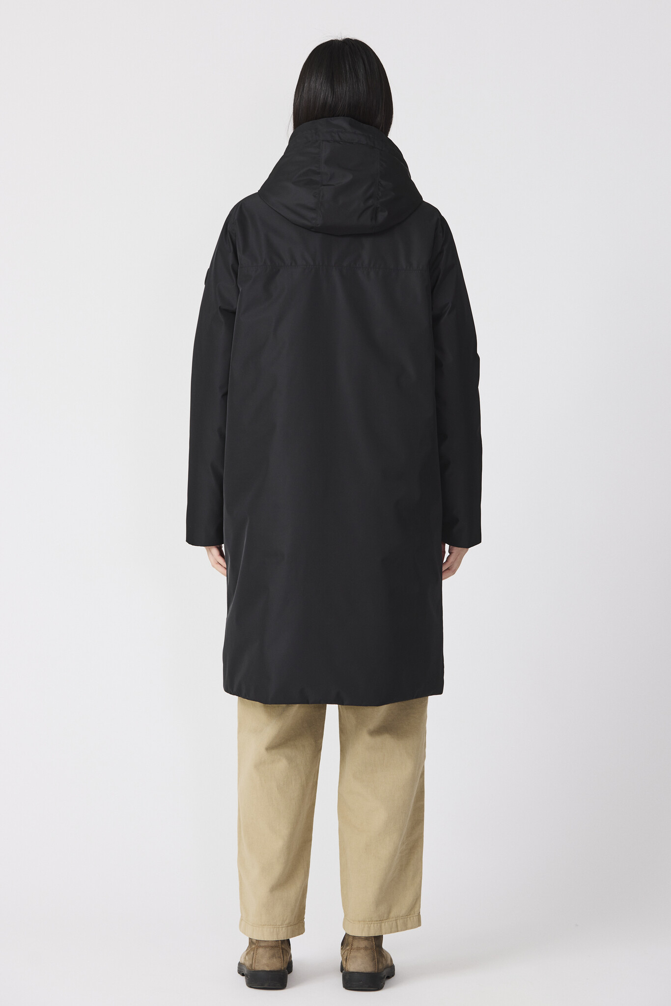 Tantä coat 'Ekaitza' - zwart