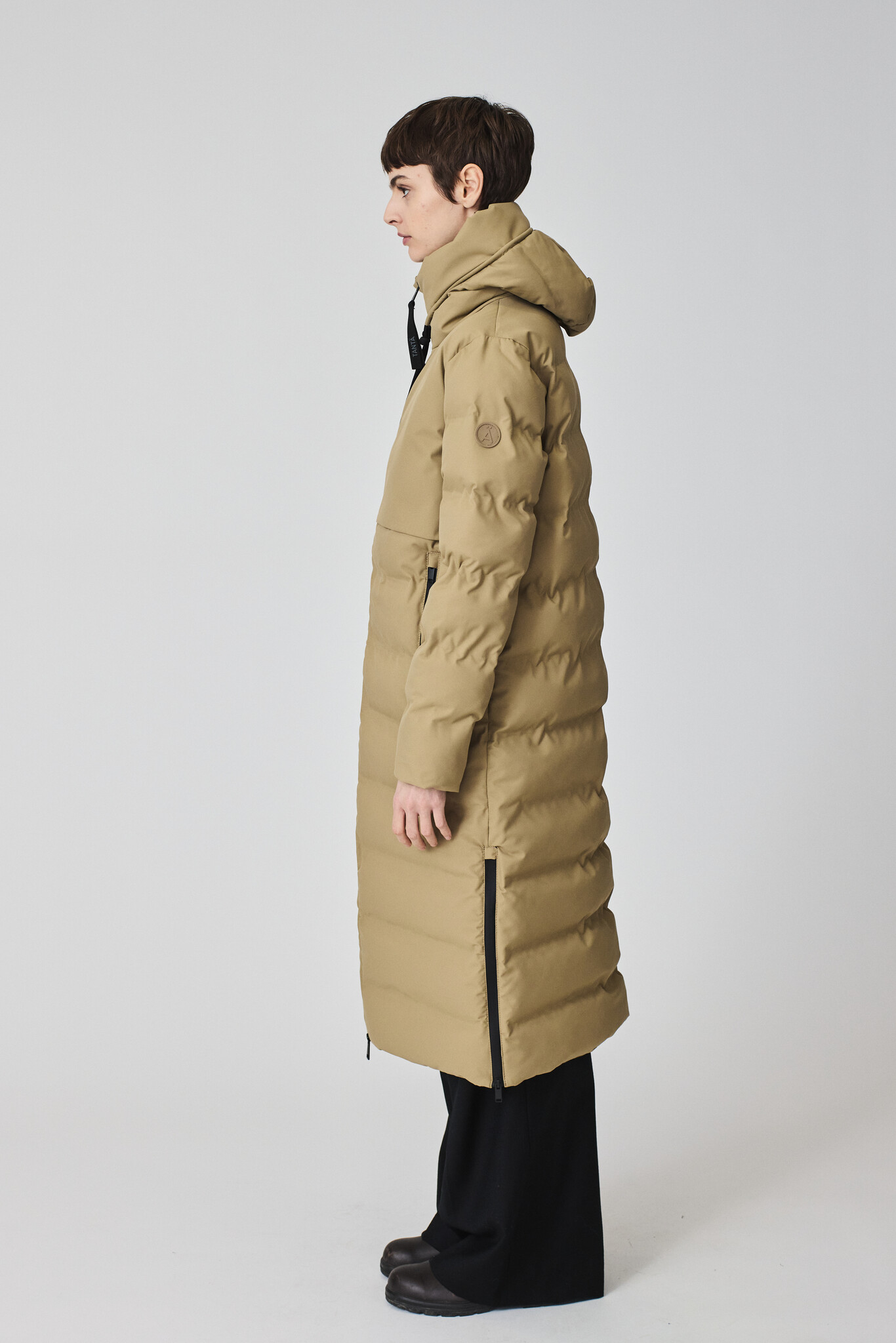 Tantä winterjas 'Snestorm' - stone gray