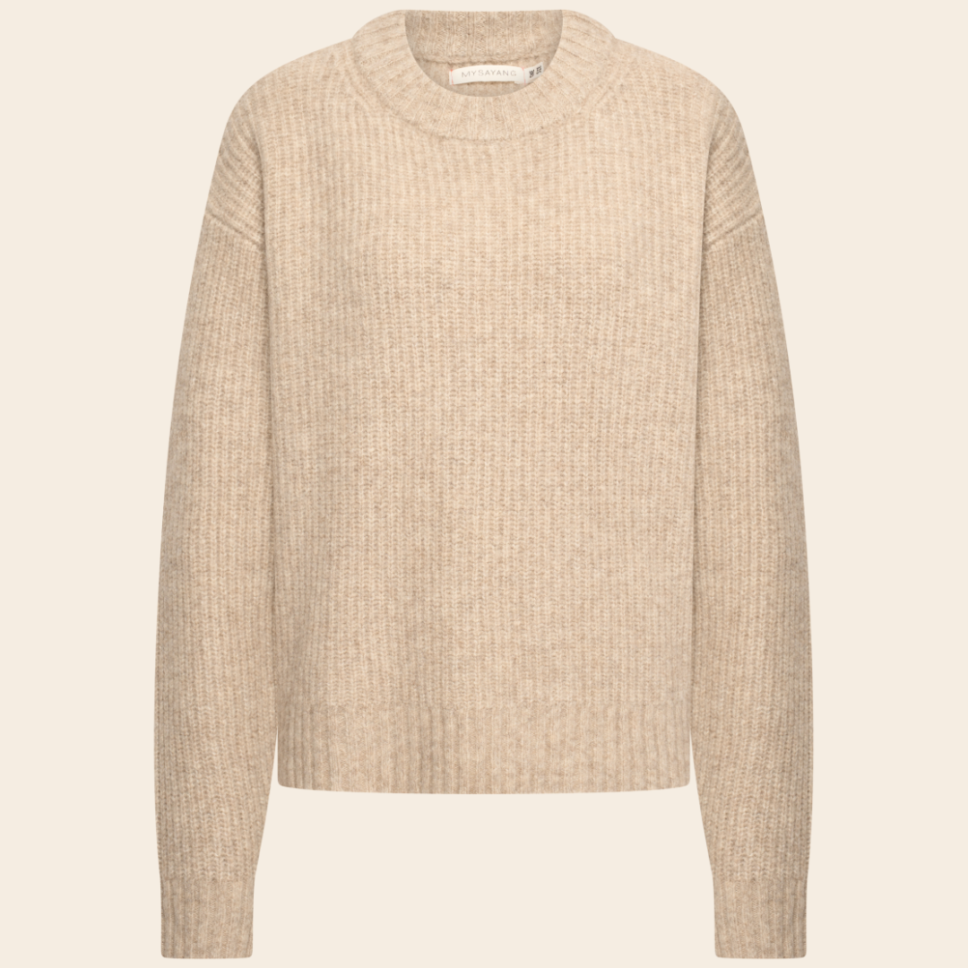 Mysayang Bali trui 'Miduta' alpaca / yak - beige