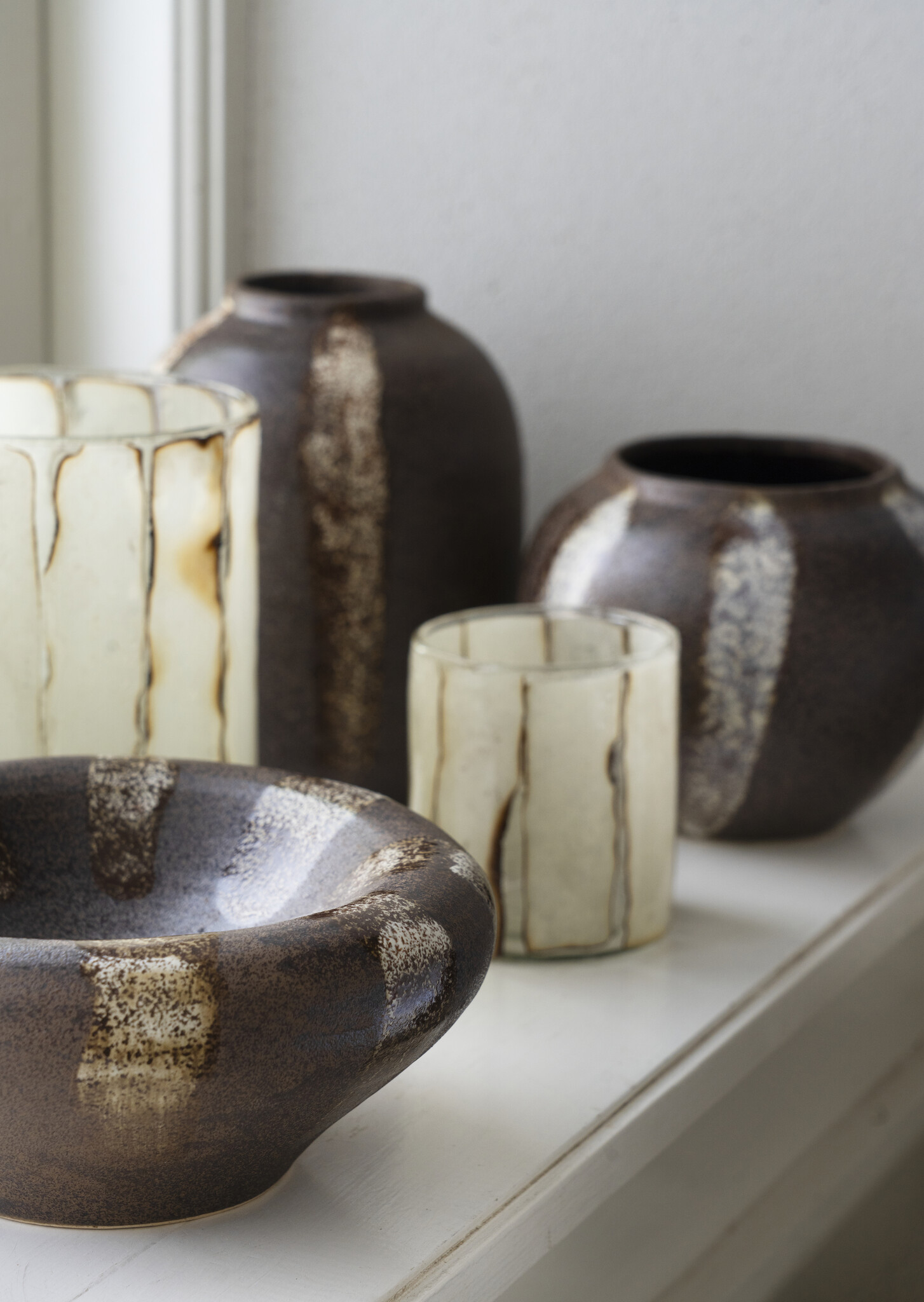 Madam Stoltz vaas  'Brut' - aardewerk