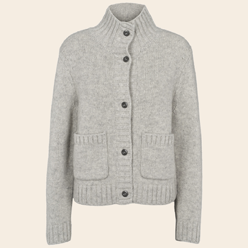 Basic Apparel vest 'Blanche' wol - licht grijs