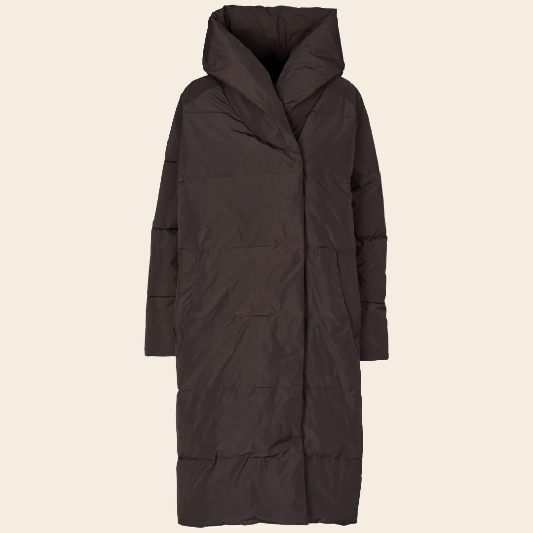 Basic Apparel jas 'tenna' - chocolade