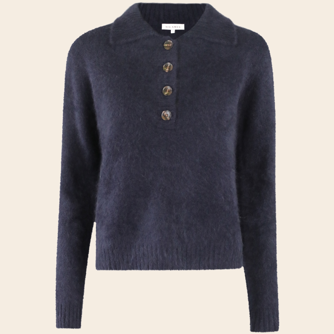 Six Ames polo 'Pipa' raccoon - night sky