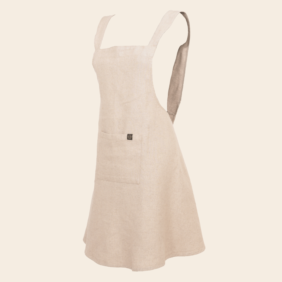 Haomy japans schort 'Osani' linnen / katoen