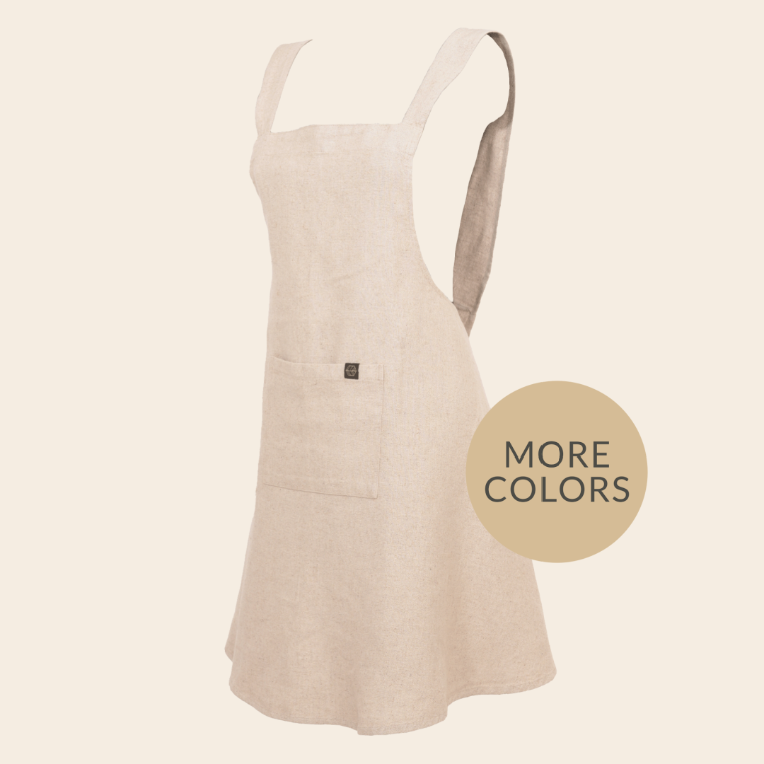 Haomy japans schort 'Osani' linnen / katoen