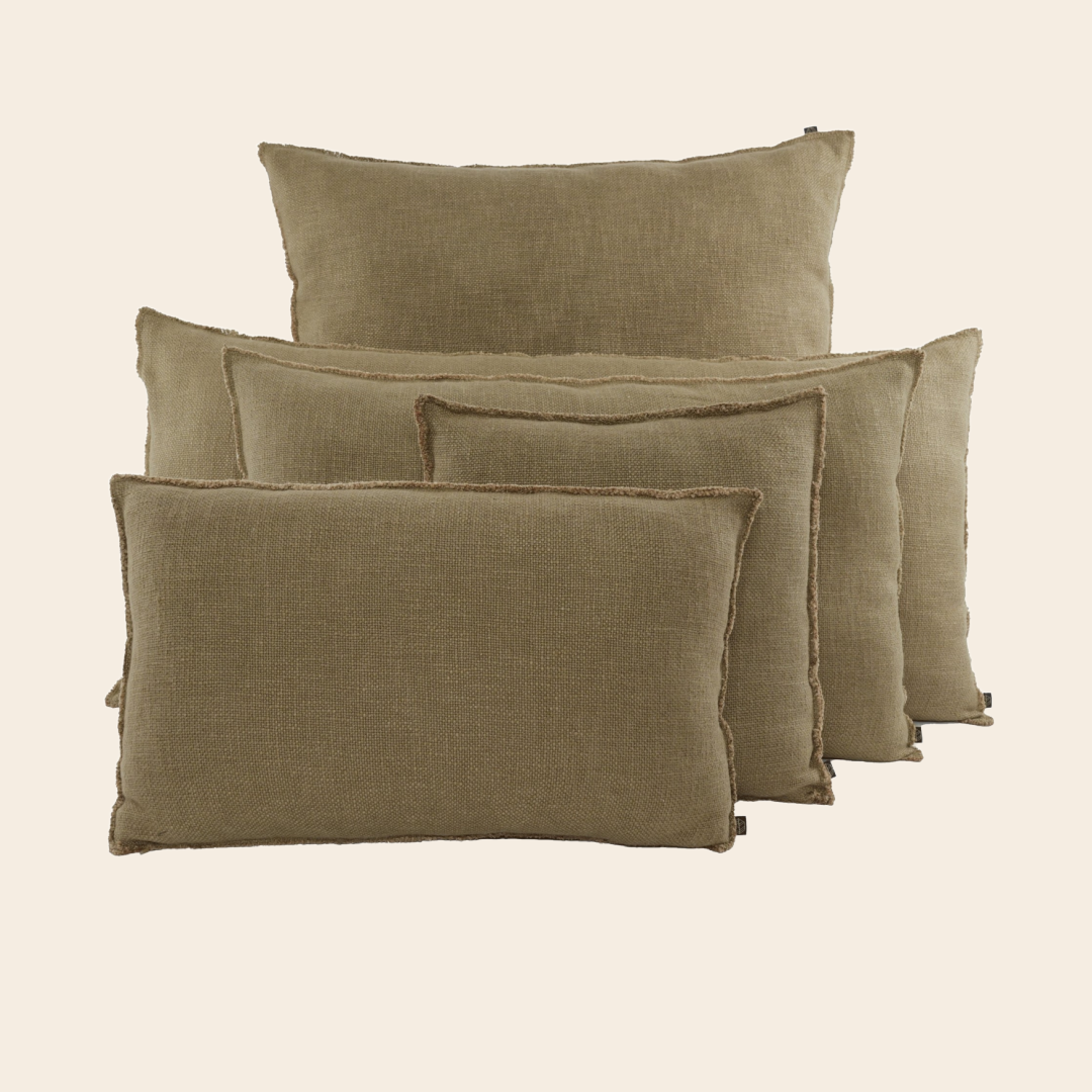 Haomy kussen 'California' linnen / viscose