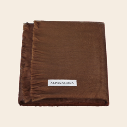 Alpacaloca scarf alpaca - brown
