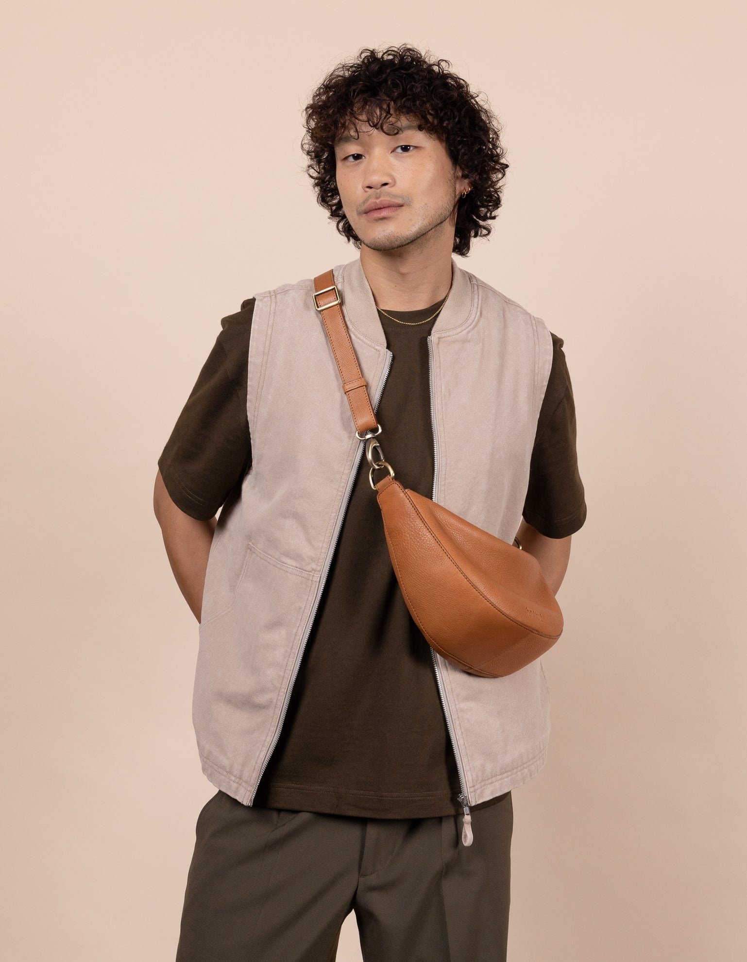 OMyBag crossbody 'Leo' - wild oak