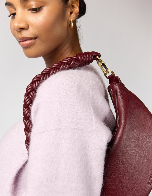 OMyBag crossbody 'Leo' - dark cherry