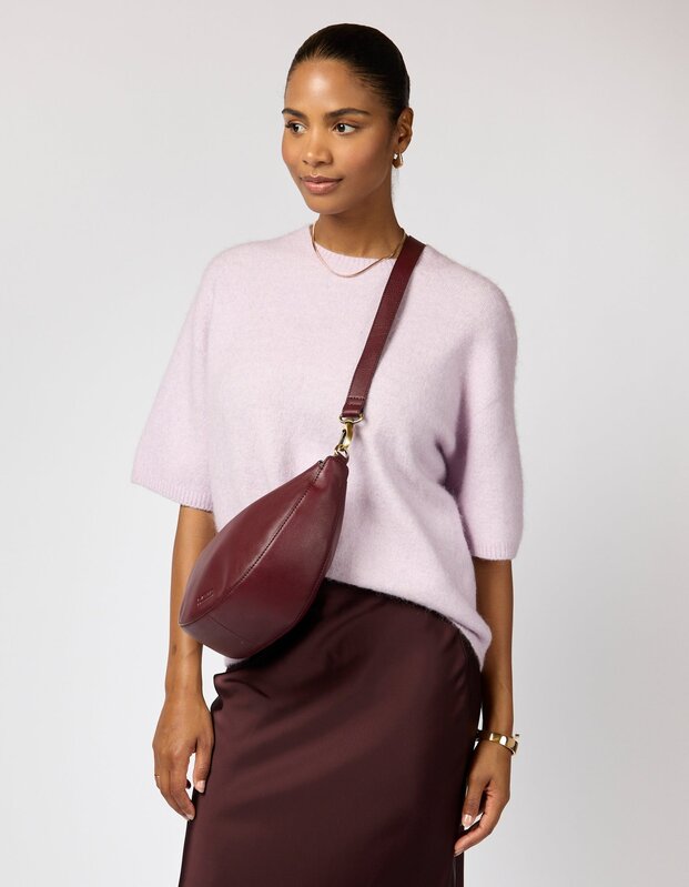 OMyBag crossbody 'Leo' - dark cherry