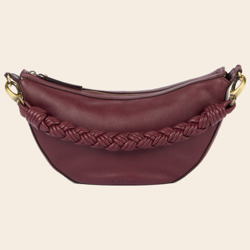 OMyBag crossbody 'Leo' - dark cherry