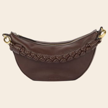 OMyBag crossbody 'Leo' maxi - chocolate