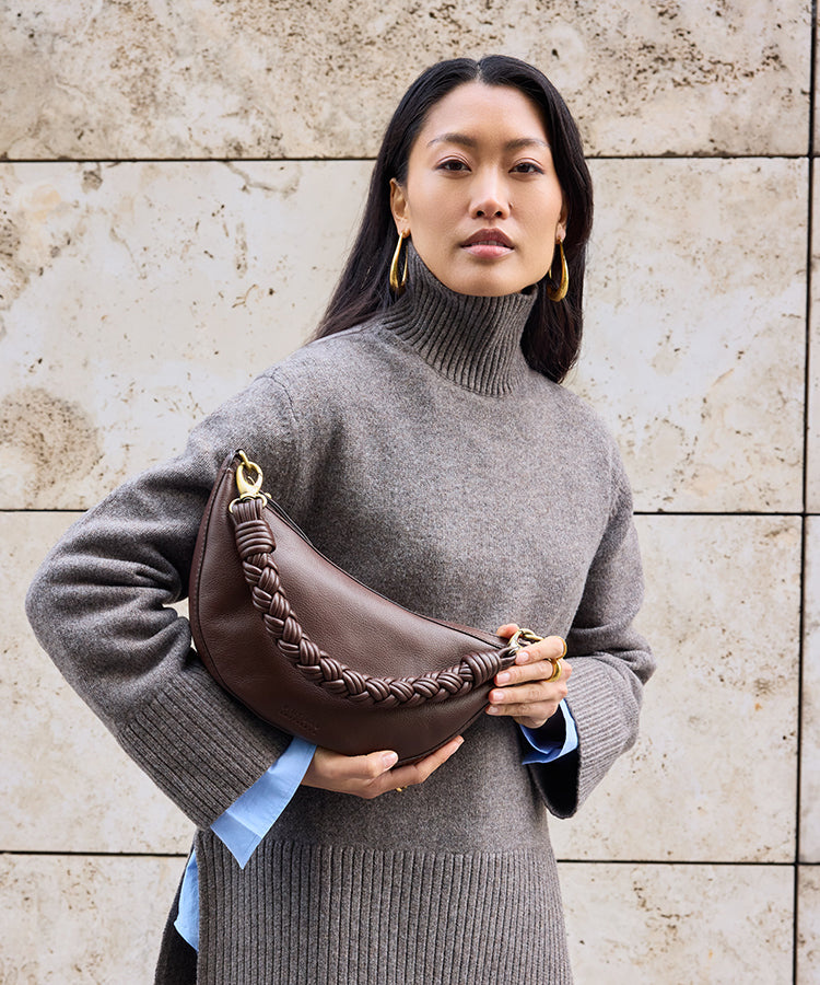 OMyBag crossbody 'Leo' - chocolate