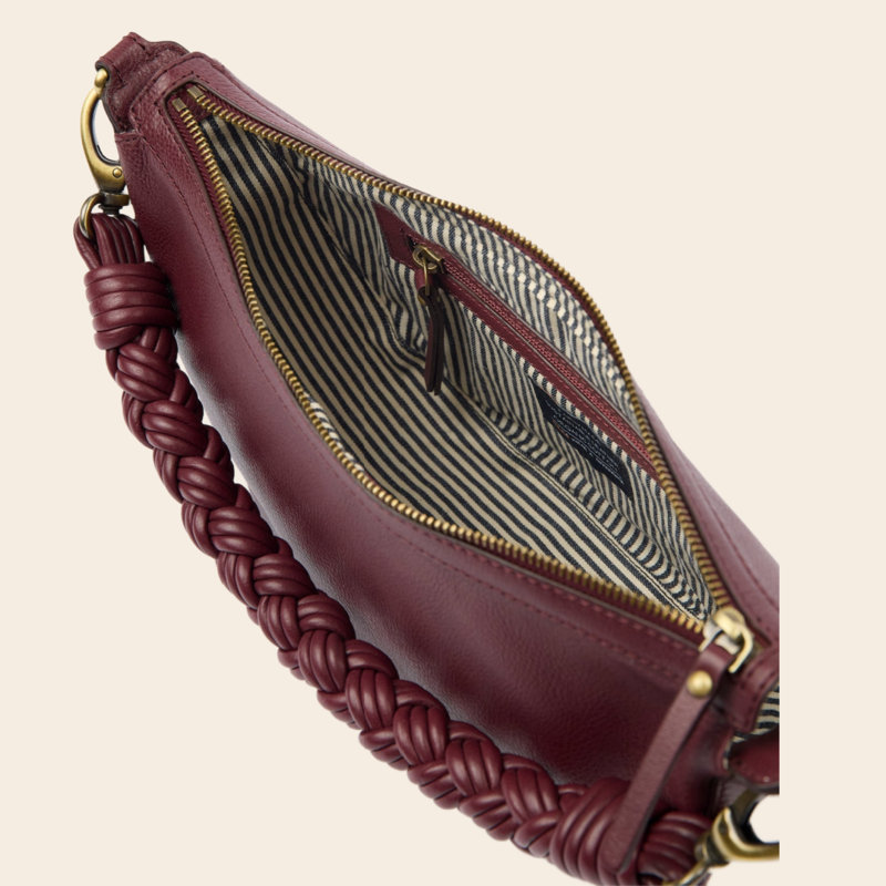 OMyBag crossbody 'Leo' - dark cherry