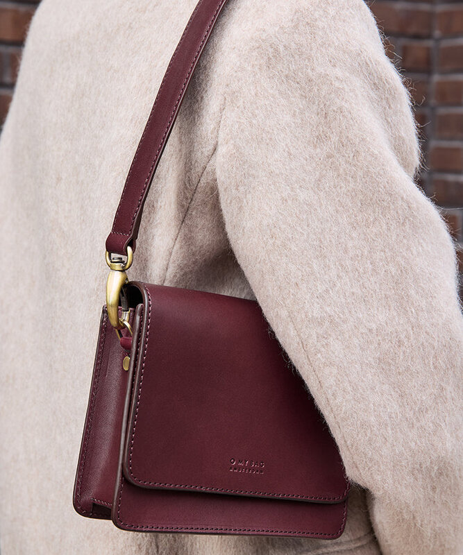 OMyBag tas 'Audrey' mini- dark cherry