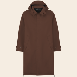 Maium raincoat / poncho 'Mac' - macassar brown
