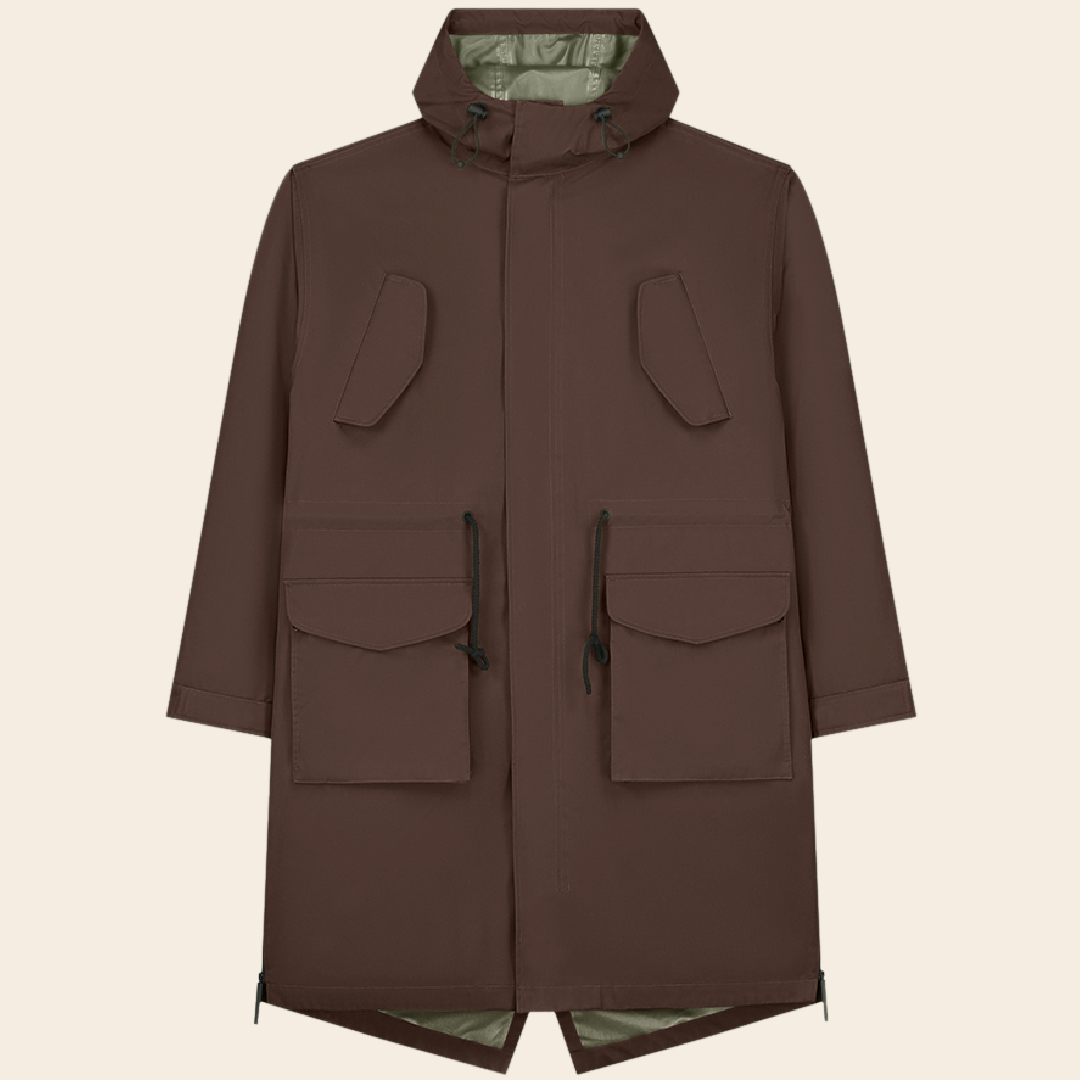 Maium winterparka - makassar brown
