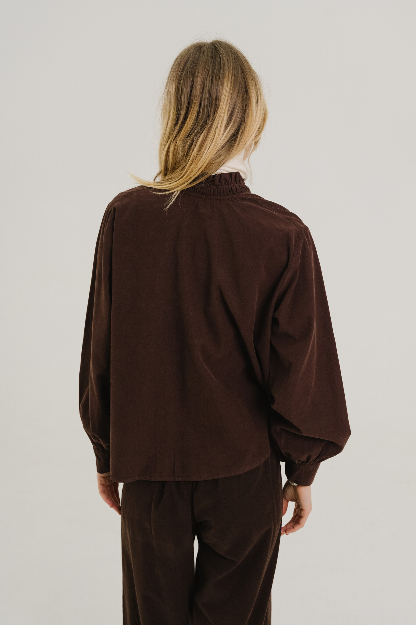 SacreCoeur blouse 'Soline' katoen - marron