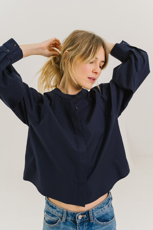 SacreCoeur blouse 'Alice' cotton - navy