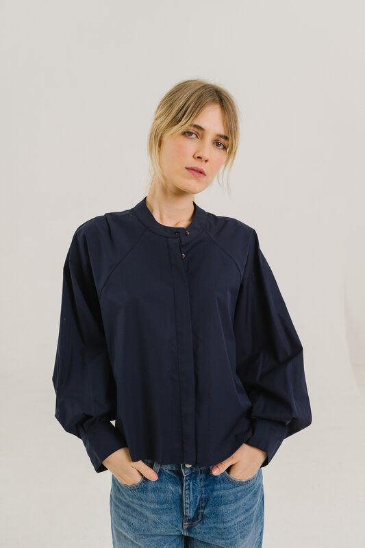SacreCoeur blouse 'Alice' katoen - navy