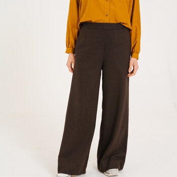 SacreCoeur pantalon 'Lola' wolmix - marron