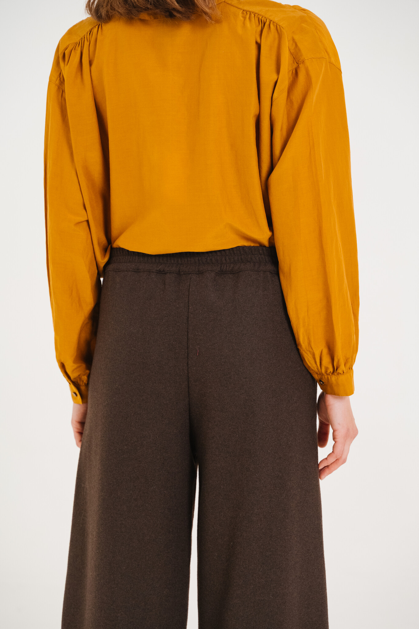 SacreCoeur pantalon 'Lola' wolmix - marron