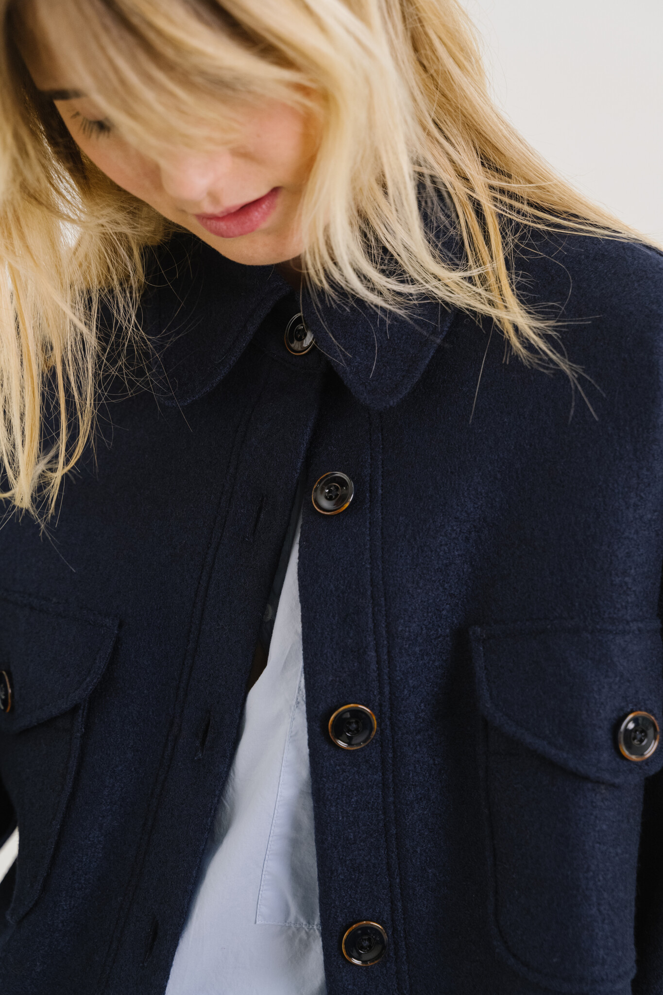 SacreCoeur jack 'Mia' wol - navy