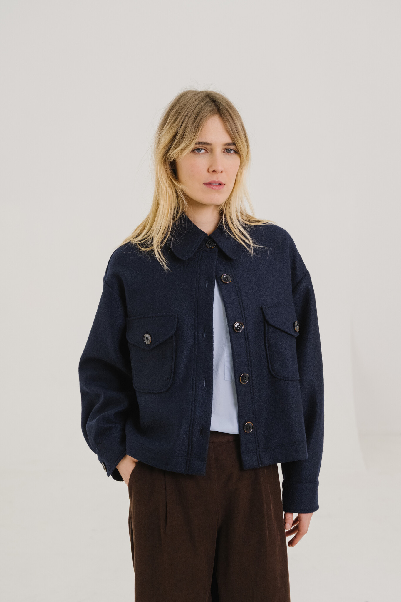 SacreCoeur jack 'Mia' wol - navy