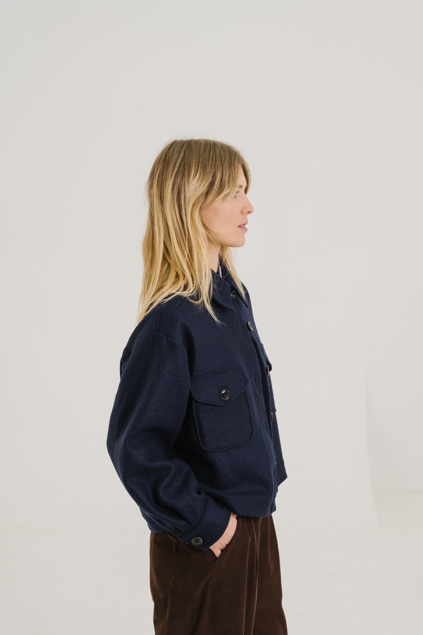 SacreCoeur jack 'Mia' wol - navy