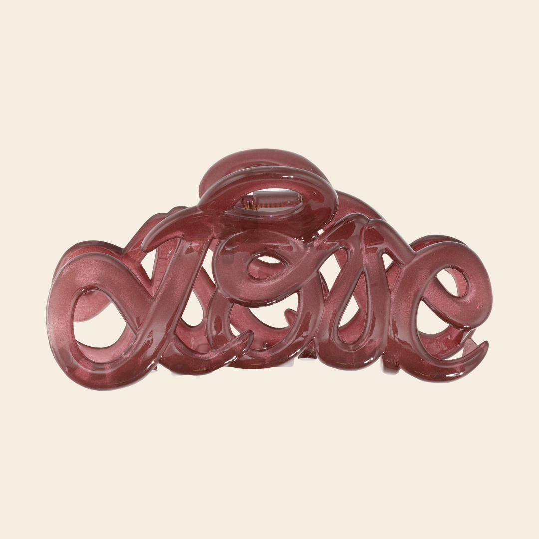 KKnekki haarklem 'Love' L - aubergine