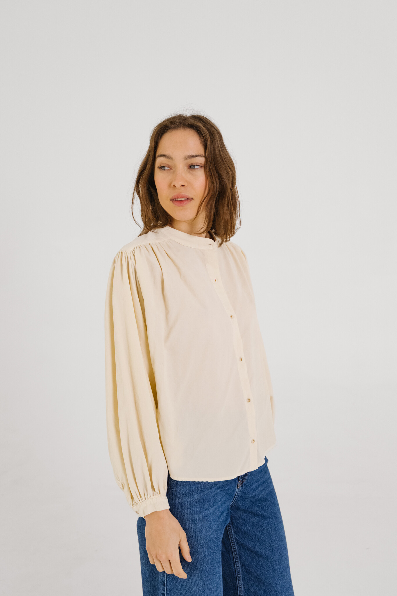 SacreCoeur blouse 'Giannitta' velours - snow