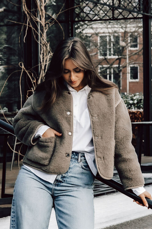 Alwero jacket 'Cloudy Lux' wool - mousse