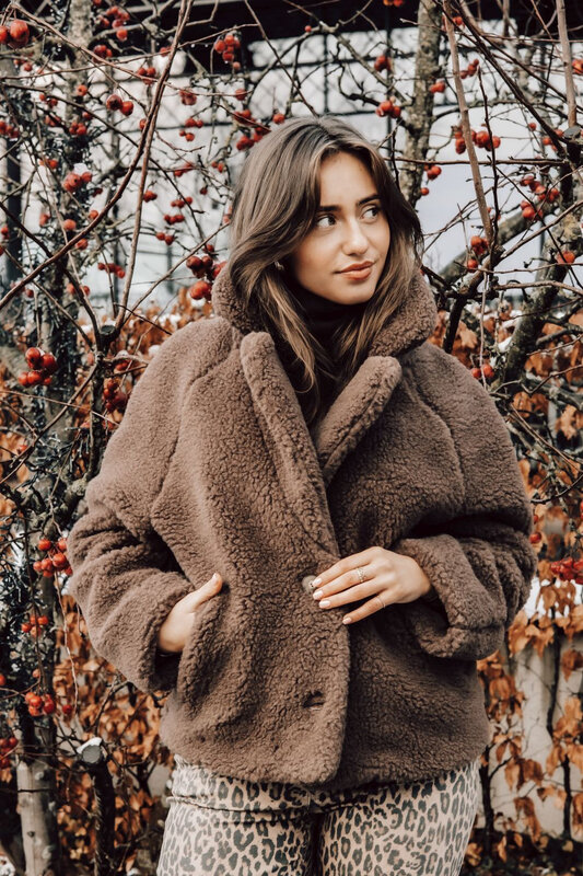 Alwero jacket "Herita' wool - choco martine