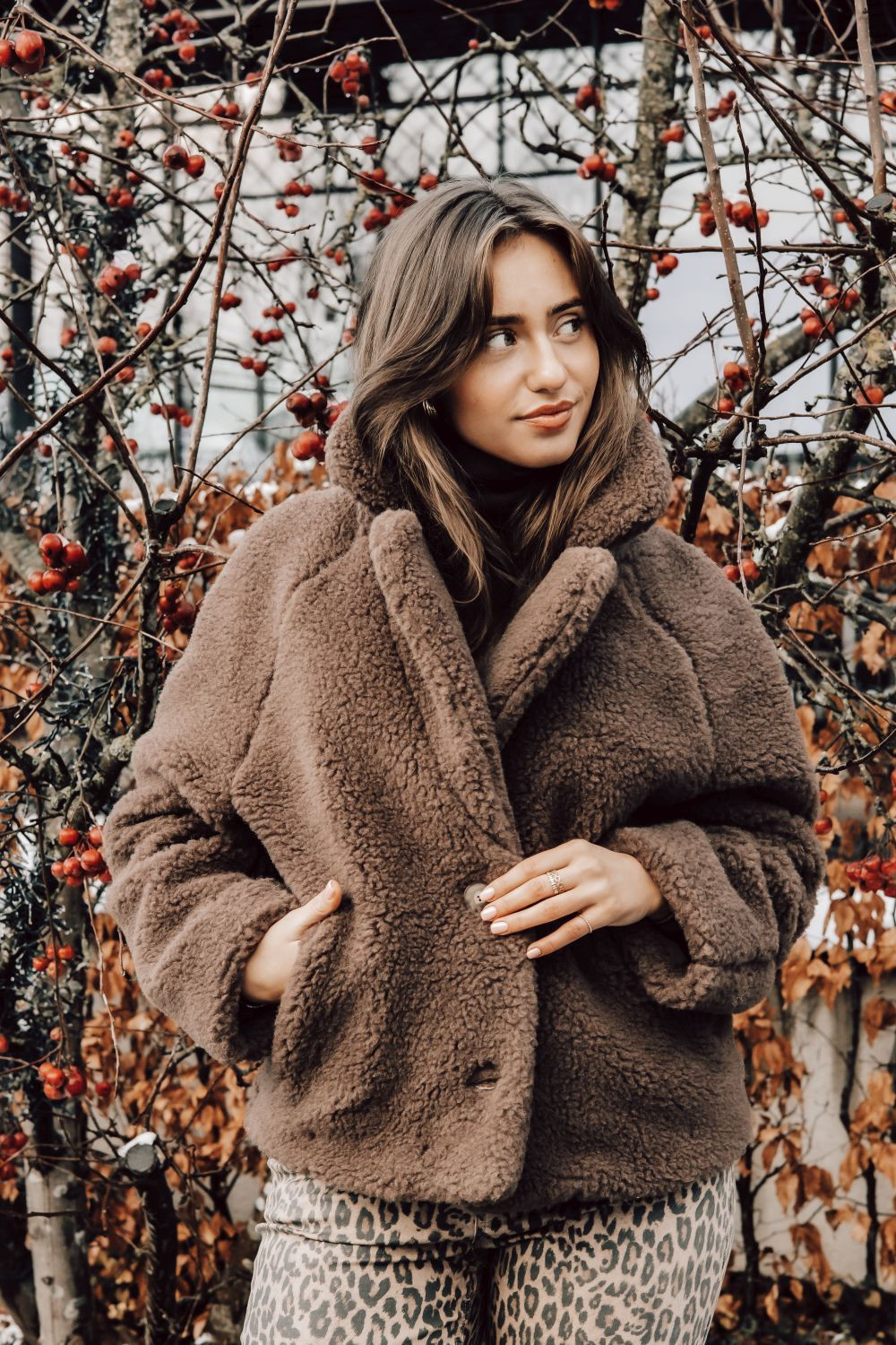 Alwero jacket "Herita' wool - choco martine