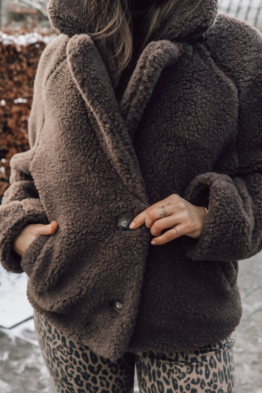 Alwero jacket "Herita' wool - choco martine