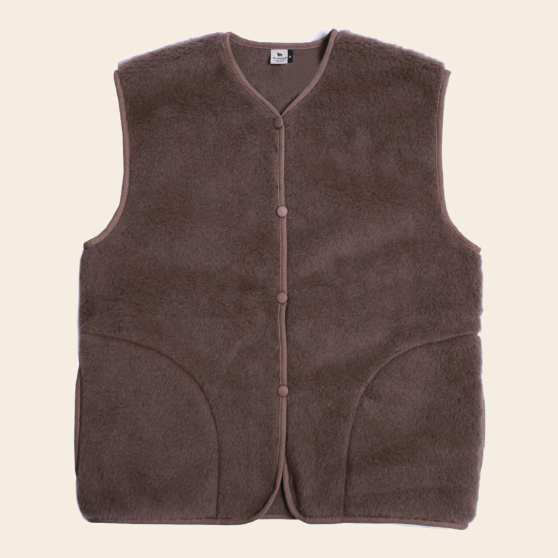 Alwero gilet 'LiL Lux' wool - mousse